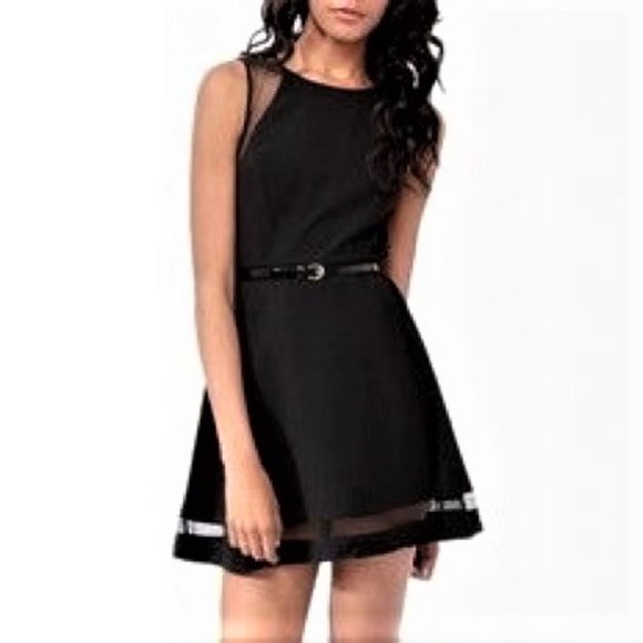 Forever 21 Dresses & Skirts - Forever 21 cocktail/skater dress w/netting …